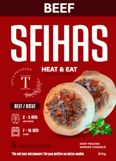 Tatys Patisserie Beef Sfiha 12 x 375 G